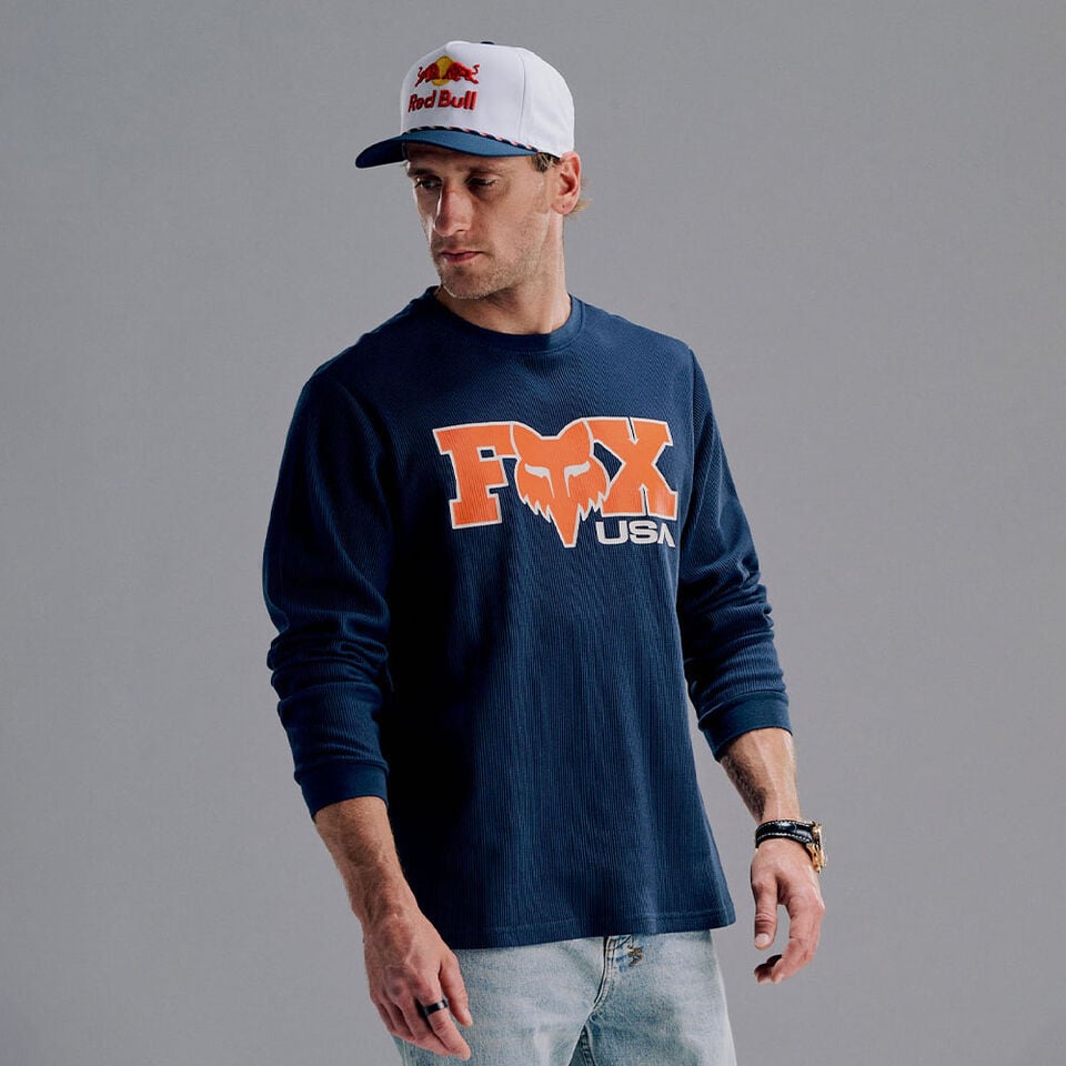 Ken Roczen wearing Fox crewneck
