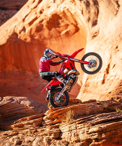 Person on Moto Bike
