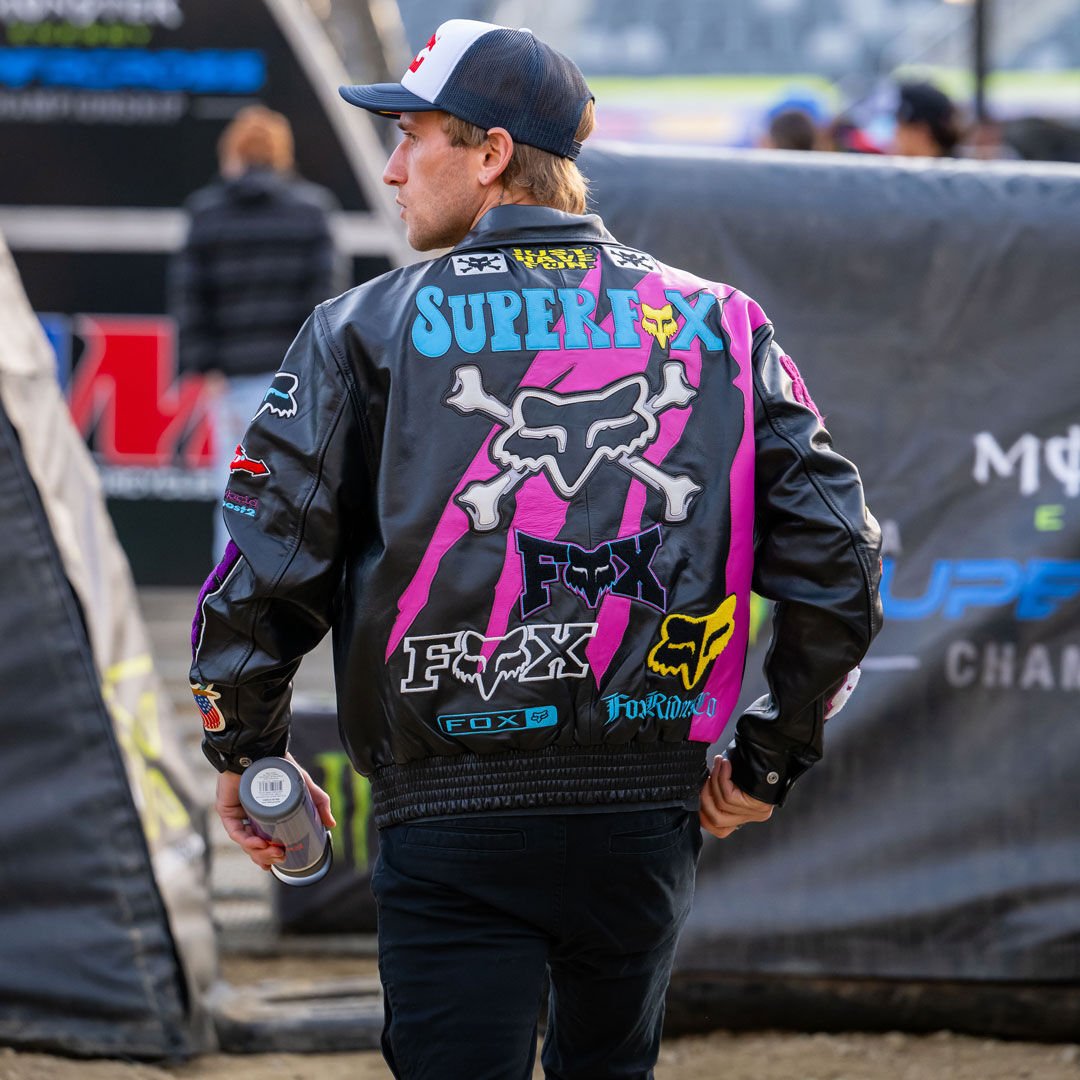 Ken Roczen in Jeff Hamilton jacket back