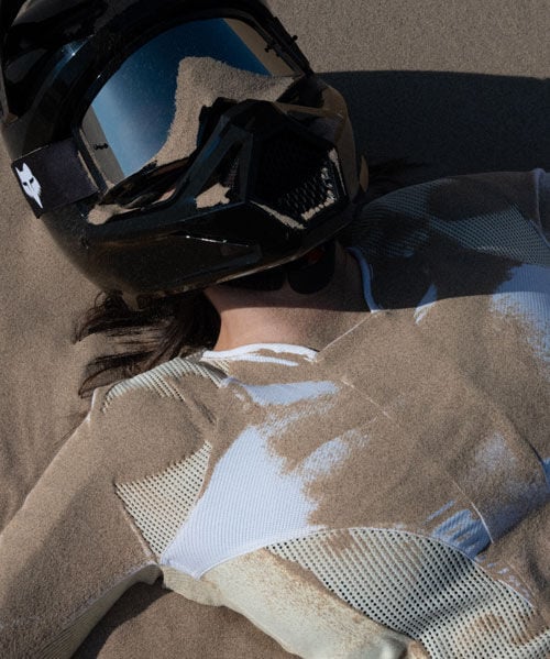 motocross rider in Fox LAB gear