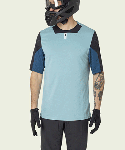 man in an mtb gear kit