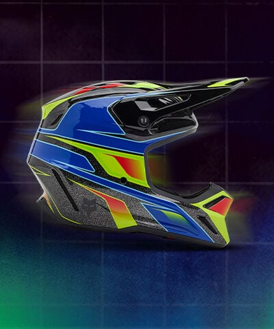 Fox V3RS moto helmet