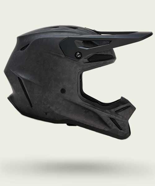 Black V3RS moto helmet