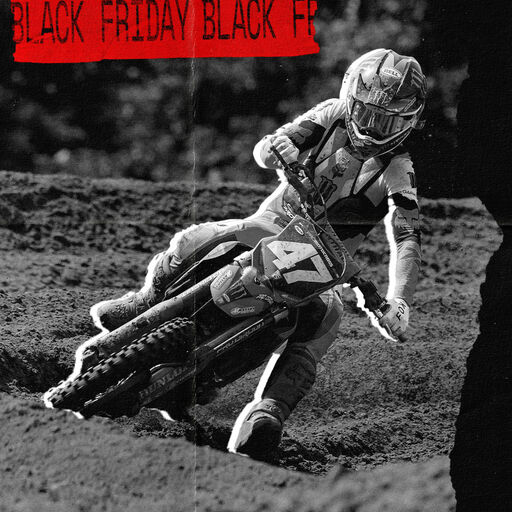 black and white mx rider