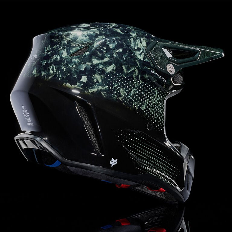 Green and Black Founder's Helmet