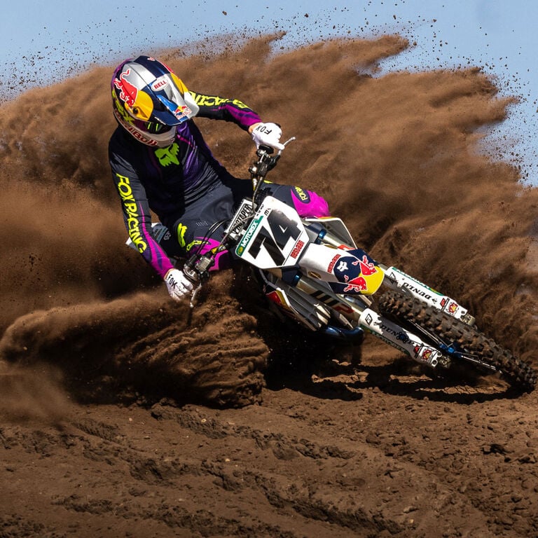 rider taking a turn