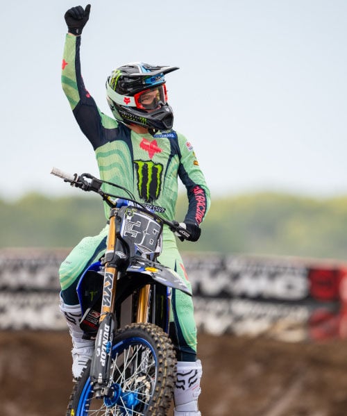 Haiden Deegan wearing Valiant LE