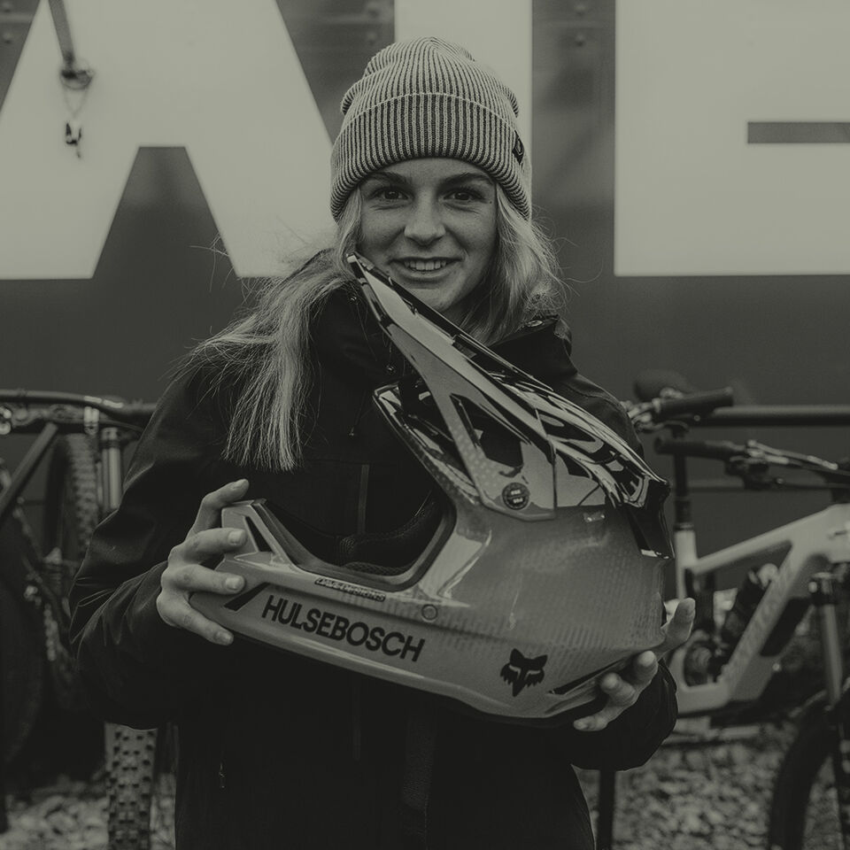 Black and white portrait of Eliana Hulsebosch