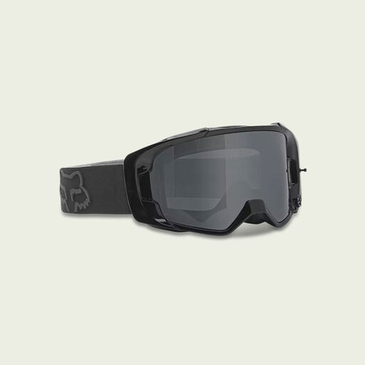 Black, blue, and neon green dirt bike glove. 