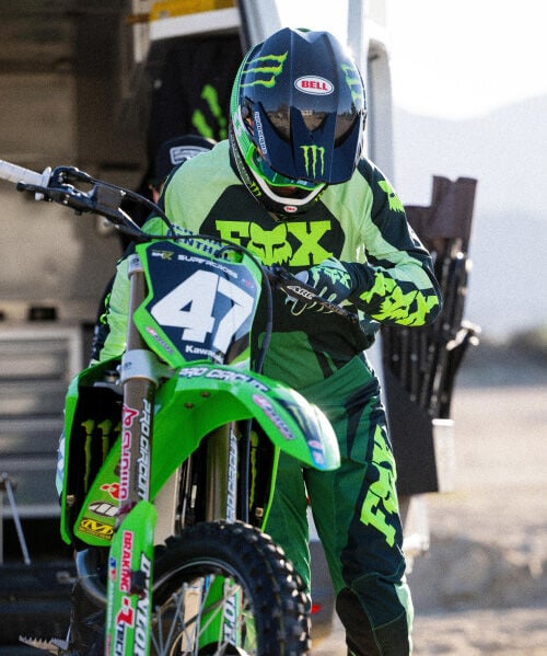MX rider wearing all new 180 Fit